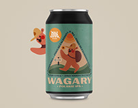 Wagary beer label / 2021