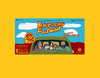 Traveling Flight 8oz Label - Brewery Twenty Five