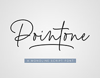 Pointone Script Font