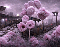 cotton candy flowers