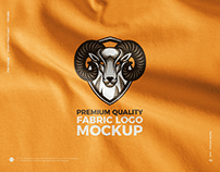 Free Fabric Logo Mockup