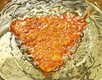 Fried horse mackerel