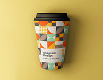 Free paper cup mockup