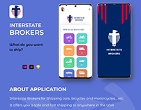 Interstate Brokers Mobile App UI UX