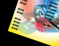 DRINK AND SMOKE : POSTER DESIGN