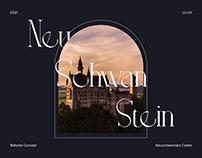 Neuschwanstein Castle Website Concept