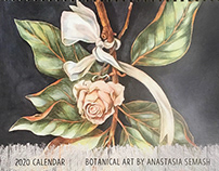 Botanical art - 2020 calendar