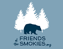 Friends of the Smokies Logo Design for T-Shirt