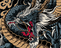 DRAGON RYUJIN | God of the Sea | Commission Project.