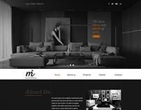 Website development for an interior design firm