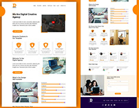 Multipurpose Creative Digital Agency Website Template