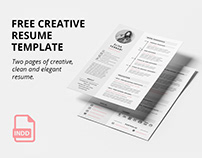 Free creative resume template