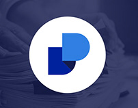 Dossier decentralized eportfolio app icon & Logo Design