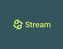 Stream Brand Identity, Tech logo, Logo design
