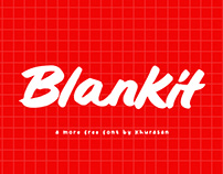 Blankit free font for commercial use