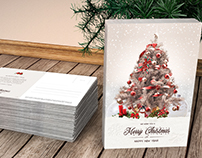 Greeting Christmas Card and Postcard