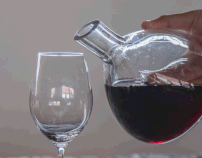 Blown Glass - Wine decanter