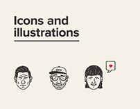 Icons and illustrations
