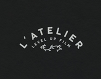Level Up Film - embossing press logo