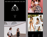 Custom E-Commerce Website Design for LVL UP