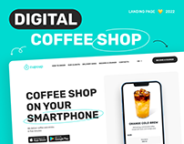 CUPCUP - Coffee Delivery Service - Landing page