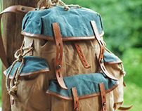Canvas backpack 101/2021, inspired by Bergan