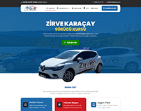Zirve Karaçay Sürücü Kursu Driving School Web Sitesi