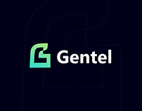 Gentel Logo - Modern G Letter Mark Logo-Brand Identity
