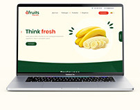 „Afruits“ internetinio puslapio dizainas