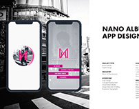 Nano Album App Design