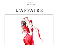 Cover & Publication in L'AFFAIRE magazine