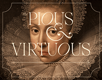 Pious & Virtuous – wayfinding & visual identity