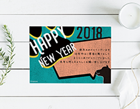 2018 New Year card(pop ver)