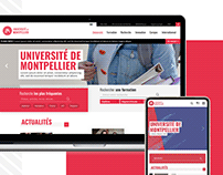 Site web UNIVERSITE DE MONTPELLIER