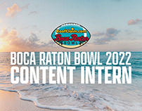 Boca Raton Bowl 2022 - Content Intern