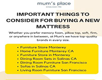 Important Things to Consider for Buying a New Mattress