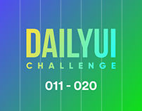 DailyUI Challenge - 011 to 020
