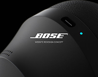 BOSE website design concept