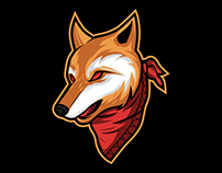 orange-wolf-head-vector-illustration-mascot-logo