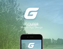 Golfer Mobile App Design