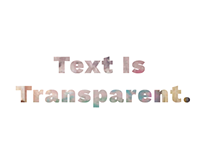 See Through Text Effect with CSS