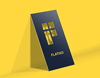 Flatiko. Brand identity for home rental service