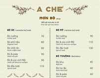 MENU - Typography assignment