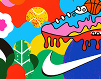 Colorful Nike personnal project