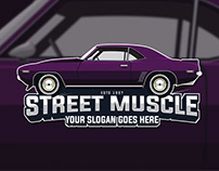 Muscle Car Logo Template
