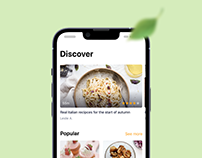 Perfecto: visual identity and UI/UX for Food IOS app