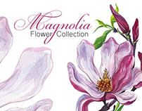 Magnolia flower arrangements