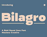 Bilagro Bold Round Sans Font