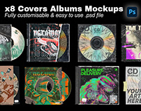 Covers Albums Mockups Pack - Pemium Mockup