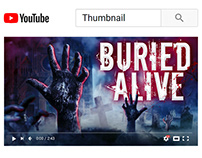 YouTube Thumbnail - Scary video